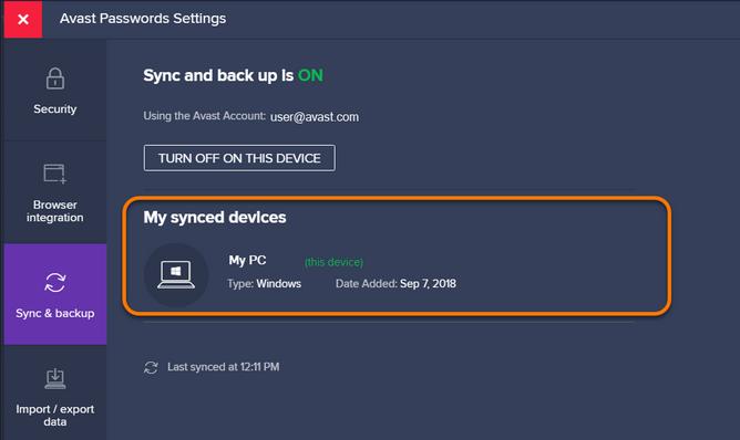 how to fix avast passwords not working